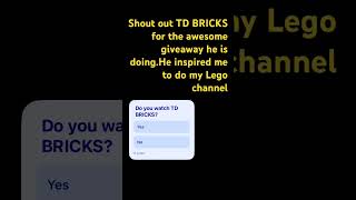 W TD BRICKS! #lego #legoset #tdbricks