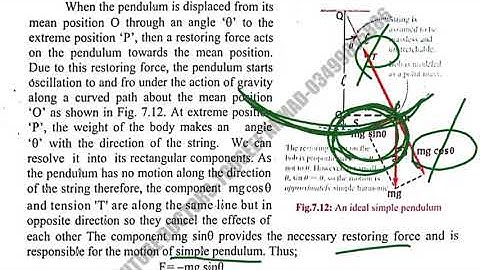 XI Physics | Chap#7 | Lecture#11 | Simple Pendulum | Balochistan Board