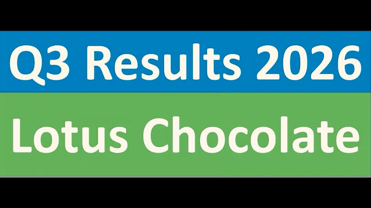 Lotus Chocolate q3 results 2026 | Lotus Chocolate results today | Lotus Chocolate Share News