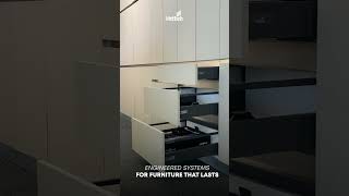 Hettich drawer sides: engineered for smooth motion, precise alignment, and lasting performance.