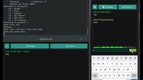 ggwave - tiny data-over-sound library