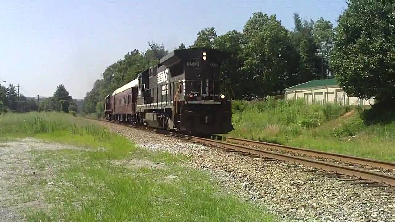 Norfolk Southern Research Train Running Southern Style