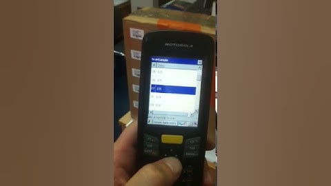 Zebra MC2180 Imager performance test in continuous mode