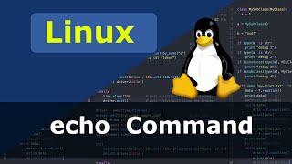 Linux Command - echo