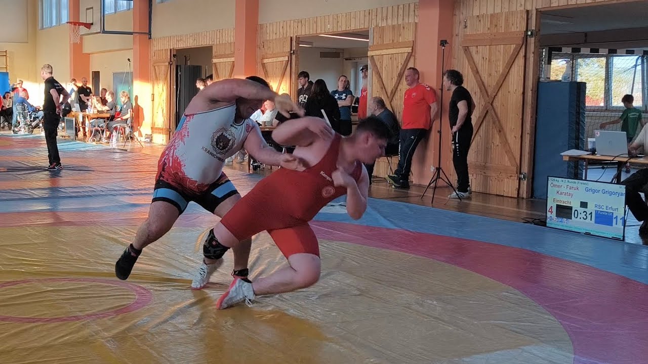 RINGEN OFFENE THÜRINGER MEISTERSCHAFT 2025 Männer 125kg | FS | KARATAY vs. GRIGORYAN