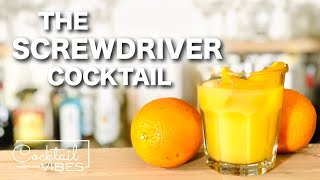 How To Make a SCREWDRIVER | 1-Minute Cocktail Recipes