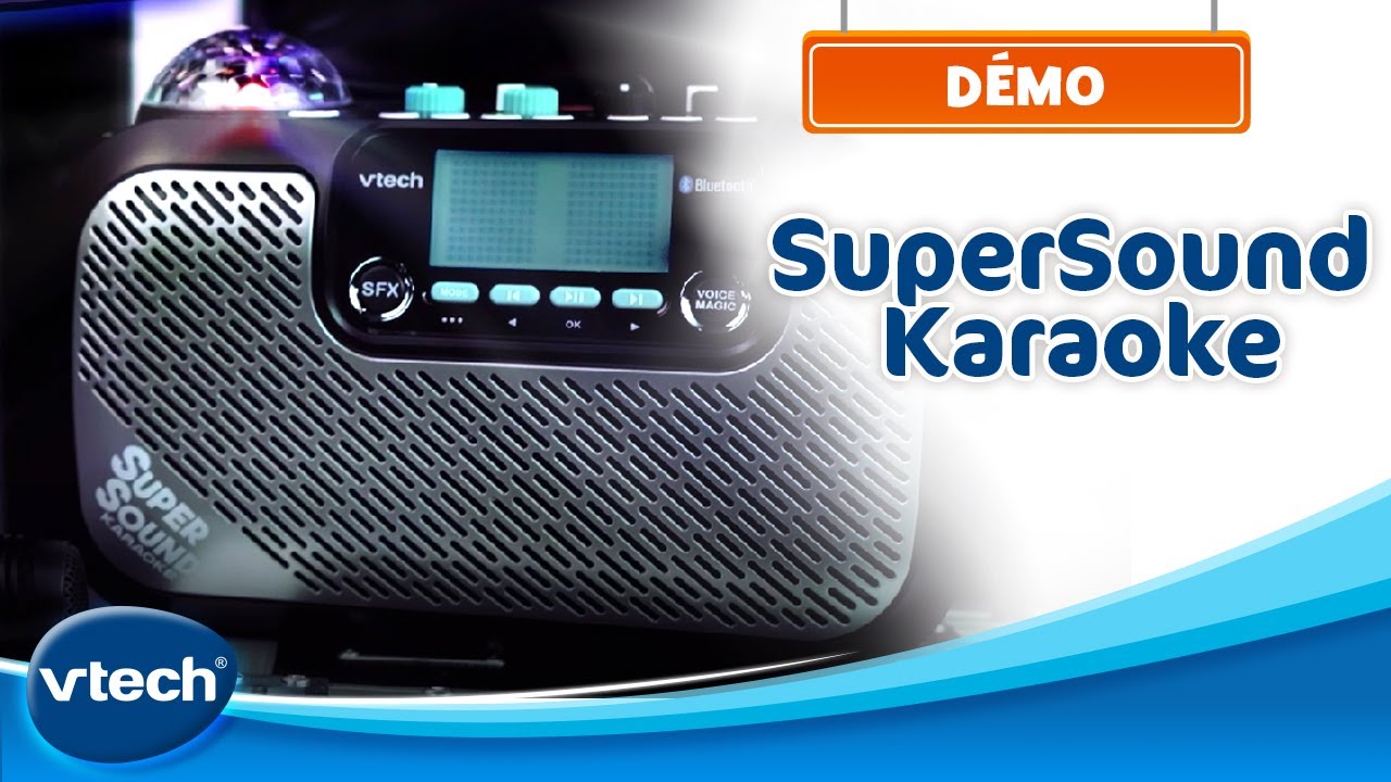 SuperSound Karaoke - Enceinte musicale enfant, Dès 5 ans