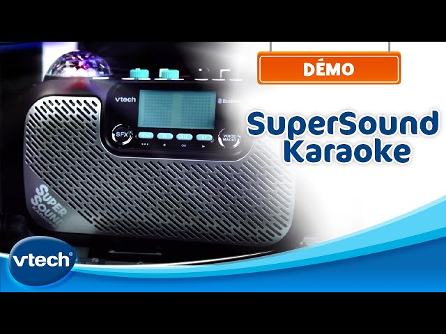 VTech - Enceinte musicale karaoké enfant - SuperSound Karaoke