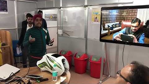 Nirol pitch at Cisco ThingQbator IIT BHU