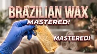 Brazilian Wax Tutorial: How to Master the Vertical Pull (Extreme Close-Up)