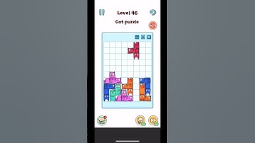 DopChoo:Cat puzzle Level 46👍#shorts #youtubeshorts
