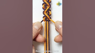 Bracelet Knitting Tutorial: Bracelet Pattern#shorts #macrametutorial #tricks #howto#craftideas