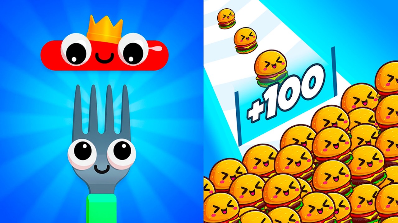 Fork N Sausage vs Food Run || Epic GOAT Gameplay 🔥 Max Funny Moments Walkthrough (Android, iOS) EP01