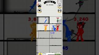 Stick Fight Endless Battle - Smooth Animation Puzzle Game - Gameplay Walkthrough Level 2 (Android) screenshot 5