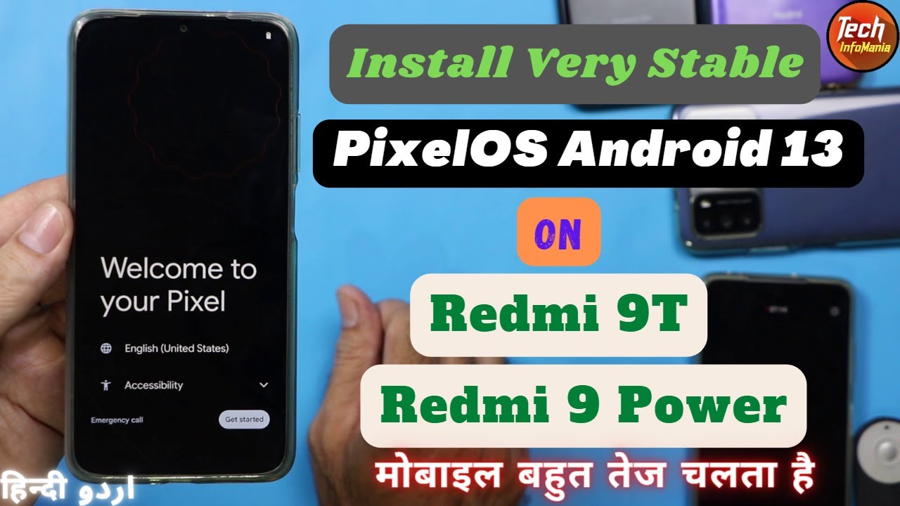 Install PixelOS Android 13 Stable On Redmi 9T Redmi 9 Power اردو