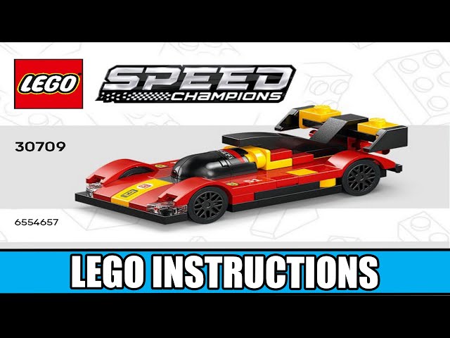 LEGO Instructions - Speed Champions - 30709 - Ferrari 499P
