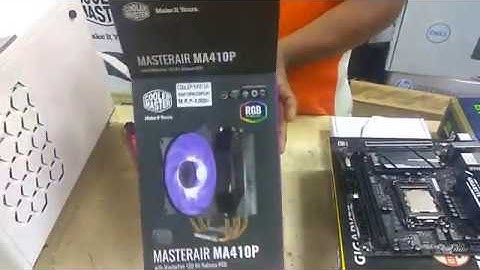 How To Install CPU cooler Hyper MA410P Mobo Gigabyte Z370N Wifi | Tech Land