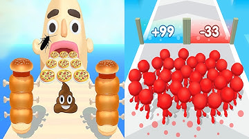 Count Masters VS Sandwich Runner - All Level Gameplay Android iOS Ep1