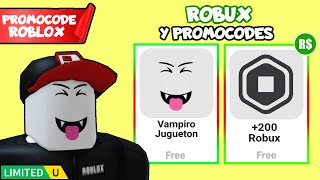 [PROMOCODE] CONSIGUE 200 ROBUX Y 9 ITEMS GRATIS en ROBLOX | ROBLOX NUEVO PROMOCODE OCTUBRE 2023