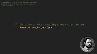 01: Creating Projects and Setting Up A Workspace in GameMaker 2 - Beginner GameMaker 2 Tutorials