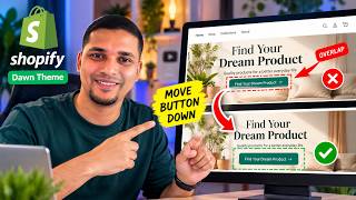 How to Reposition a Button in Shopify Dawn Theme | Move Button Up or Down