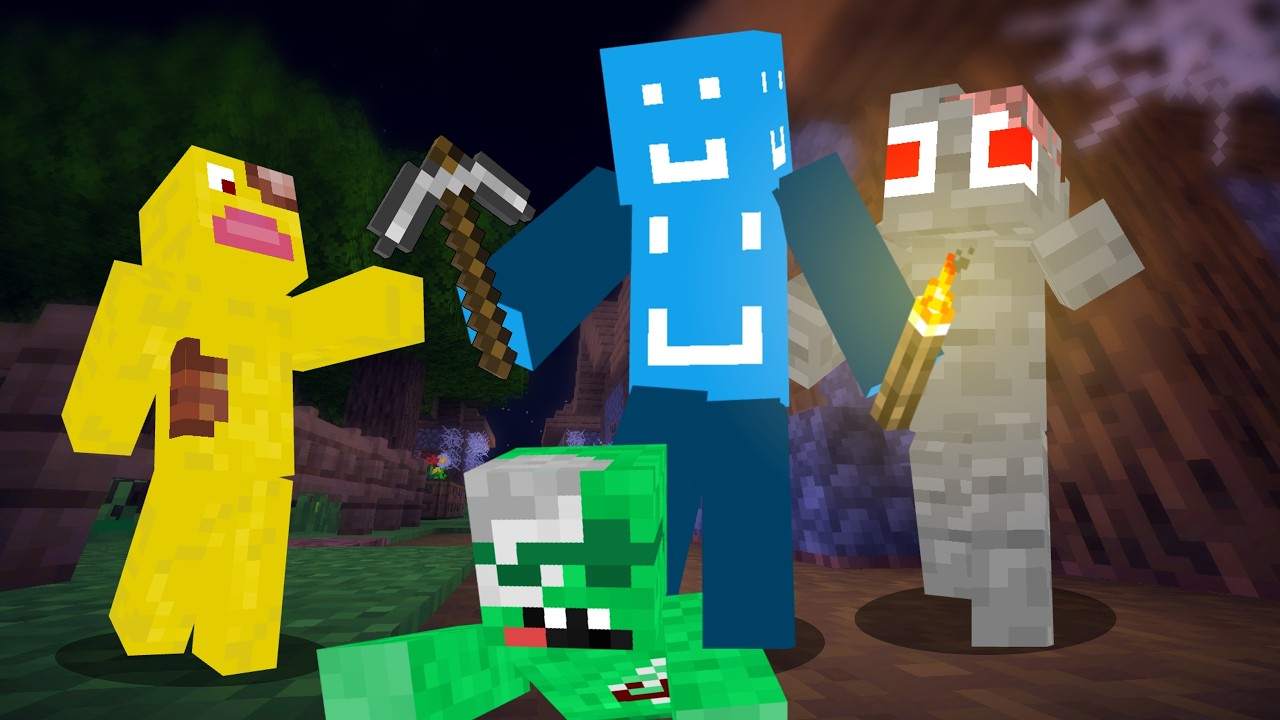 All My Friends Got Infected In Minecraft..