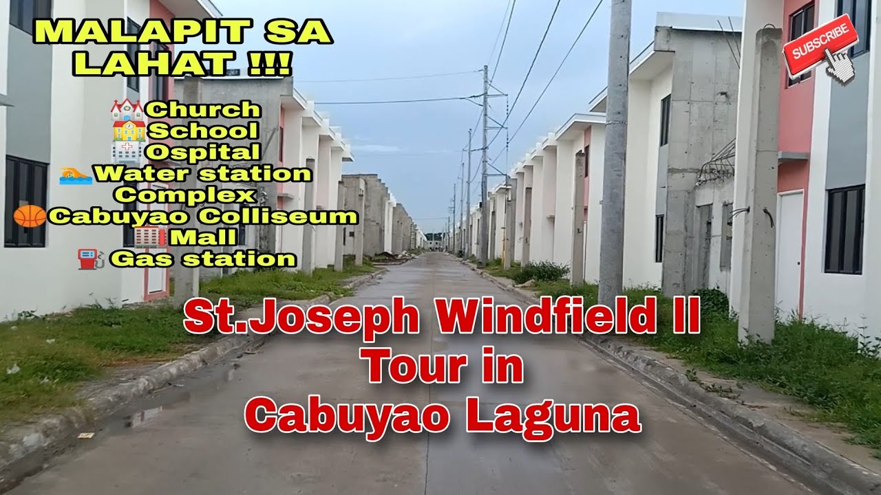 ST. JOSEPH WINDFIELD 2 TOUR IN CABUYAO LAGUNA YouTube