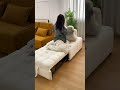 韓国風🤍真っ白デザインの1人用ソファベッドが可愛すぎる#sofabed #sofa #shorts #interior #模様替え