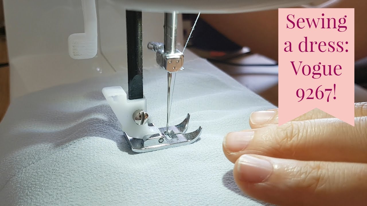 Most complicated project so far! sewing Vogue 9267 YouTube
