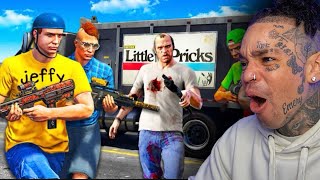 SML Gaming - THIS WAS CRAZY GTA 5 HEIST! [reaction]