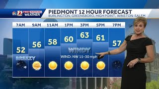 WATCH: Evening storms, turning windy & cooler
