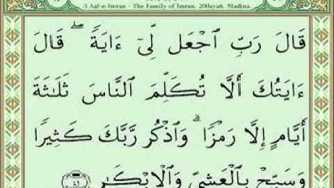 سورة آل عمران 28-55