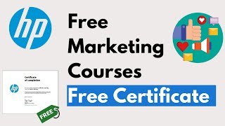 Free Marketing Courses with Certificate | HP Free Online Courses screenshot 1