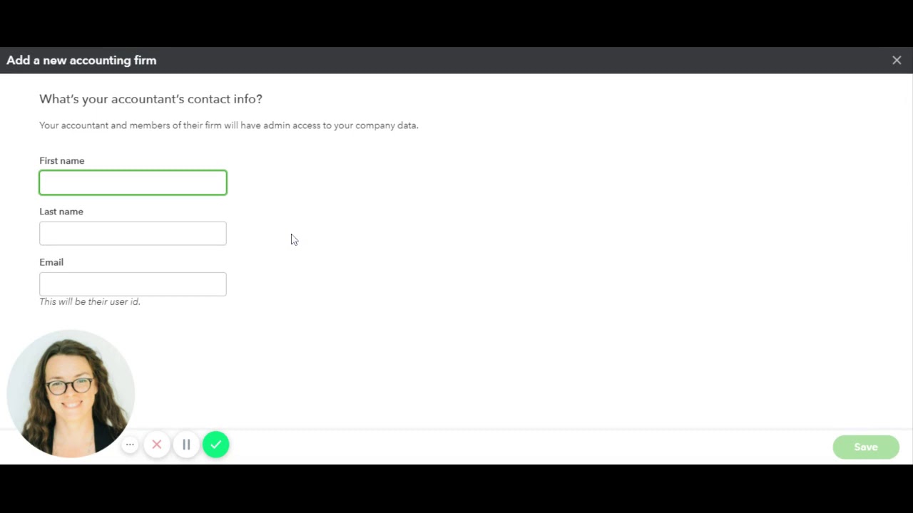 How to add an Accountant user in Quickbooks Online - YouTube