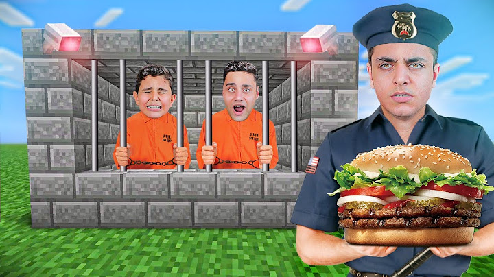 تحدي الهروب من سجن الشرطي محمد👮‍♂️ سرقنا البرجر 🍔!!