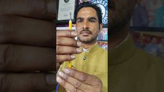 Navratna Prajapati, resident of Jaipur, made the idol of Shri Ram on the smallest pencil.