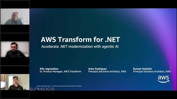 Introducing AWS Transform: Accelerate .NET modernization with agentic AI | AWS Events