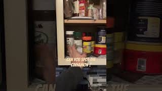 iSpy: Kitchen Edition #ingredients #cooking #cinamon #firstperson #cabinet
