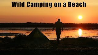 Wild Camping on a Deserted Beach