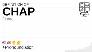 CHAP meaning, definition & pronunciation | What is CHAP | How to say CHAP