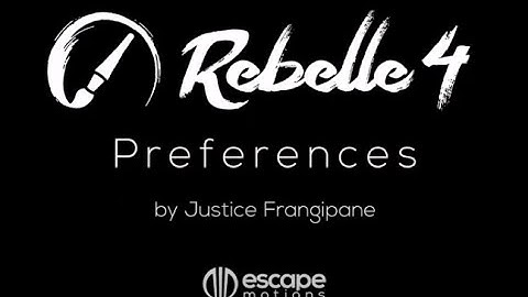 Rebelle 4 Tutorials: Preferences