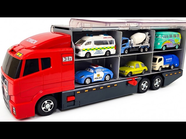 トミカ☆世界の高級な車のミニカーを開封してコンボイへ収納☆ホンダ