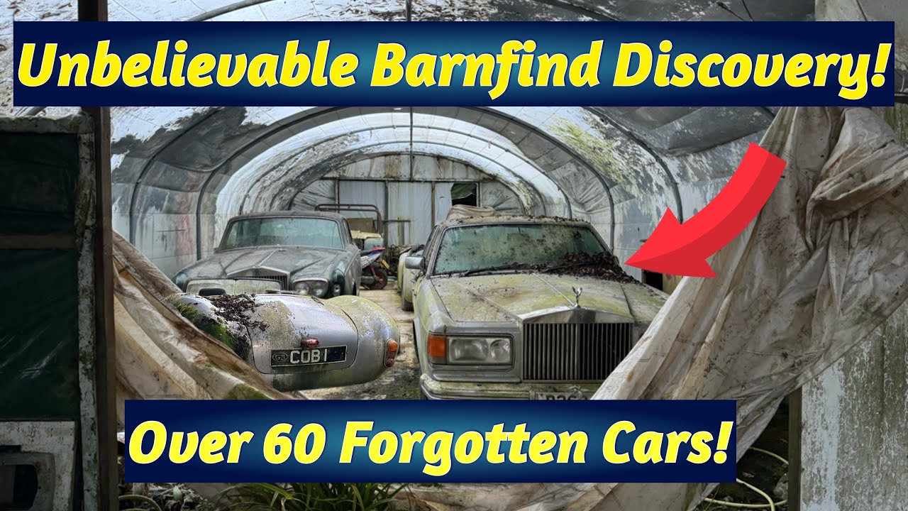 Is This The Biggest Barnfind Discovered In UK Unbelievable Collection Of Classic Rare & Unusual.. ￼