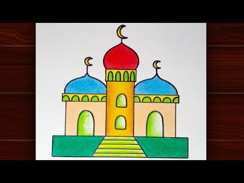 Mosque Drawing || Eid Festival Special Drawing || Ramadan Drawing for Beginners || Creativity Studio