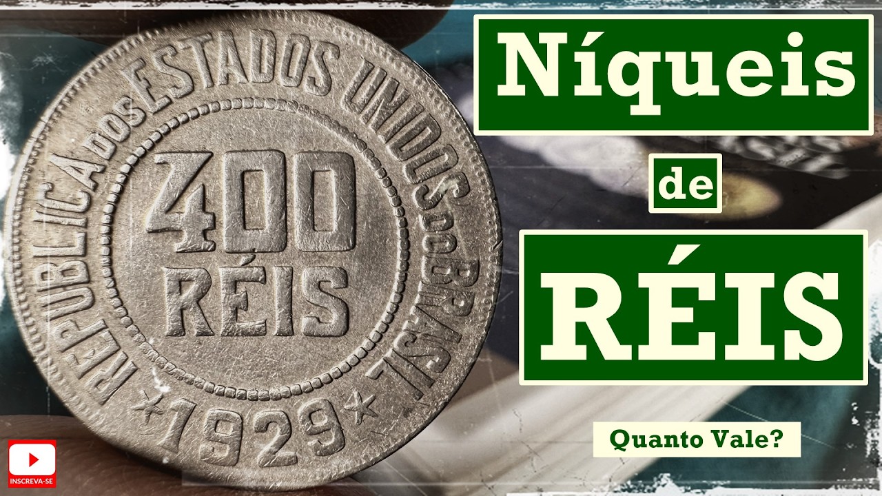 【希少】1929年 ブラジル 400レイス reis 硬貨 古銭  1929 400 RÉIS Coin - How Much Is It Worth? - YouTube