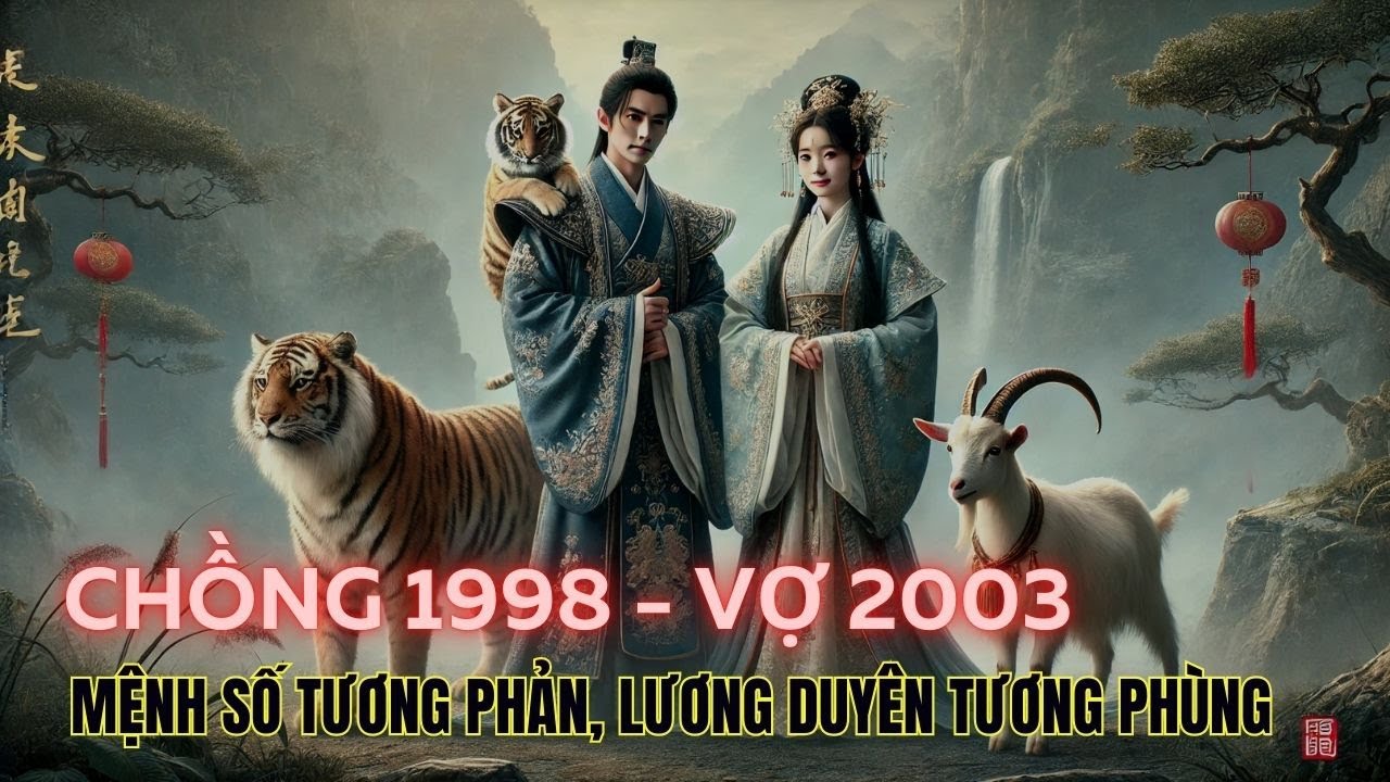 🐯 Chồng 1998 🐑 Vợ 2003 Có Hợp Nhau Không? Xem tuổi kết hôn vợ chồng