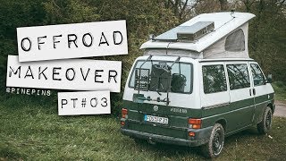 Offroad Makeover Pt.03 - VW T4 - Rost, Arbeitsscheinwerfer und ein "Custom Heckklappen Rack"