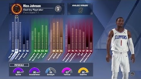 NBA 2k20 My Player Nation hitting 95 overall Slashing Playmaker