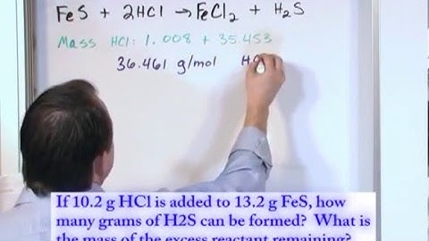 Lesson 11 - Limiting Reactants, Part 2 (Chemistry Tutor)