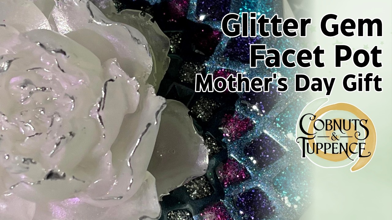 Glitter Gem Facet Pot | Mother's Day Gift idea